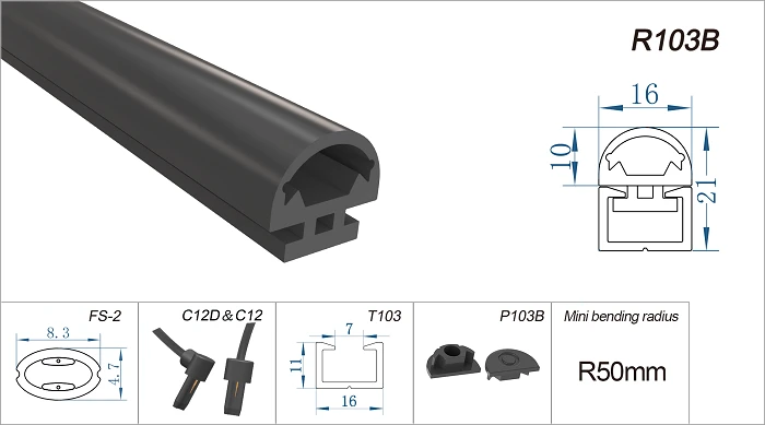 Cạnh nhạy cao su cho robot